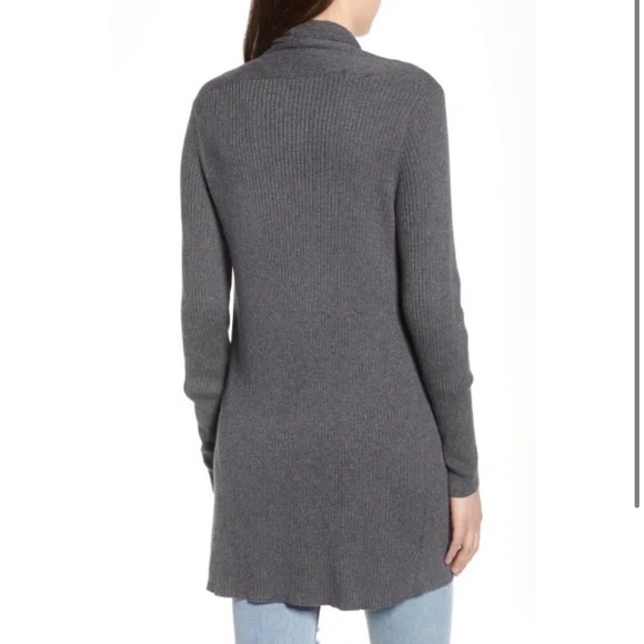 Leith Ribbed Shawl Cocoon Sweater - M - Picture 5 of 8